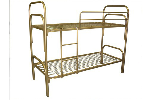 Кровати металлические двухъярусные, одноярусные, кровати для рабочих, кровати оптом, для больницы - Мягкая мебель в Бахчисарае