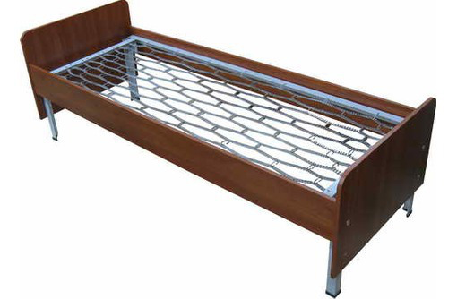 Металлические кровати с царгами и боковинами ЛДСП для санатория и пансионата, для гостиницы и отеля - Мягкая мебель в Бахчисарае