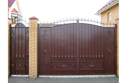 Металлические ворота, калитки, двери, решетки – красиво и надежно! - Заборы, ворота в Севастополе