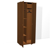 Шкаф для одежды ДСП двухстворчатый комбинированный от 2850, мебель ДСП для гостиниц и пансионата опт - Мебель для гостиной в Крыму