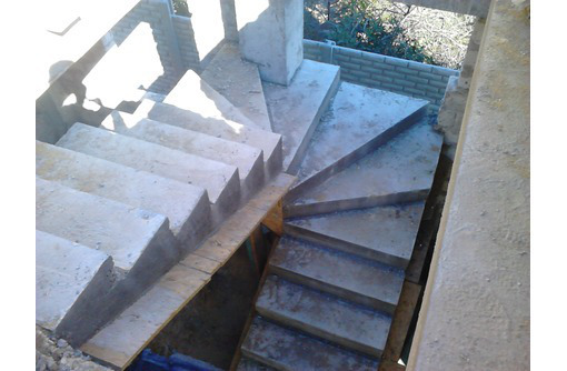 Бетонные работы. Фундамент. Колонны. Лестница - Лестницы в Севастополе