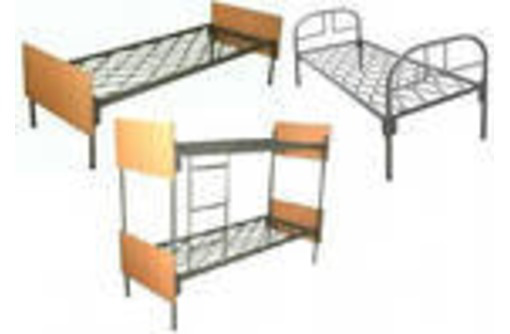 Кровати для хостелов и интернатов, Кровати металлические для бытовок и вагончиков - Специальная мебель в Севастополе
