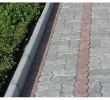 Бордюр парковый серый 650х220х75мм - ЖБИ в Крыму