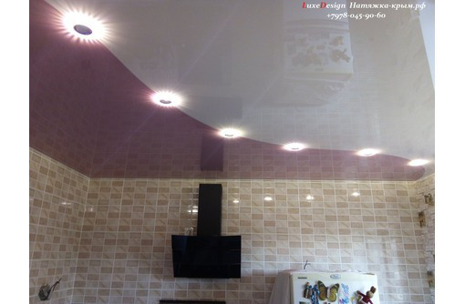 Натяжные потолки на кухне LuxeDesign - Натяжные потолки в Бахчисарае