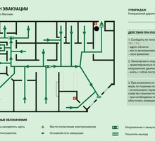Планы эвакуации на ПВХ, изготовление и печать - Реклама, дизайн, web, seo в Севастополе