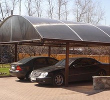 Изготовим и установим навес из поликарбоната для Вашего автомобиля - Металлические конструкции в Феодосии