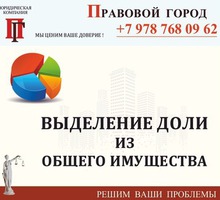 Выделение доли из общего имущества - Юридические услуги в Севастополе