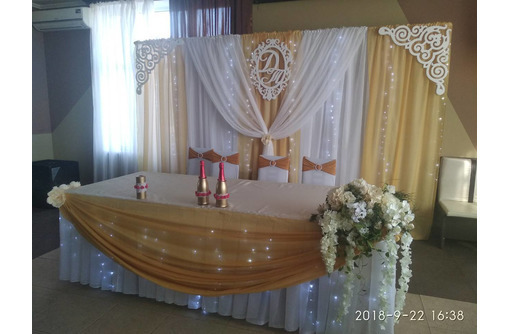 Оформление украшение зала, декор свадьбы - Свадьбы, торжества в Севастополе