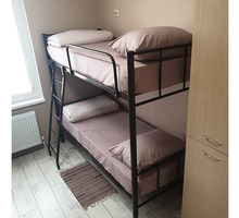Кровати на металлокаркасе, двухъярусные, односпальные для хостелов, гостиниц, рабочих - Мебель для спальни в Севастополе