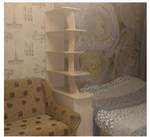 Стеллаж светлый интересного дизайна - Мебель для гостиной в Крыму