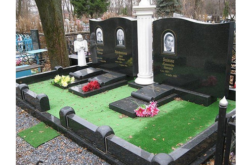 Застилка газоном места захоронения на кладбище - Ритуальные услуги в Севастополе