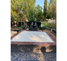 Засыпка могилы мраморной крошкой на кладбище - Ритуальные услуги в Севастополе