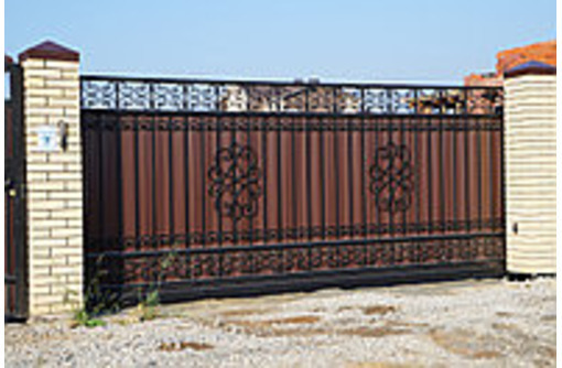 Ворота откатные Белогорск - Заборы, ворота в Белогорске