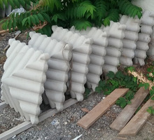 Парапеты на забор из бетона размер от 12см до 75 см. - ЖБИ в Симферополе