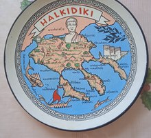 Тарелка декоративная Halkidiki. Сделана в Греции - Антиквариат, коллекции в Севастополе