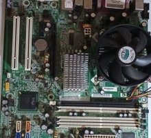 Фирменная материнка HP S775\4-DDR2\Intel-6600 - Комплектующие и запчасти в Евпатории
