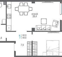Продается 1-к квартира 64.6м² 2/9 этаж - Квартиры в Евпатории