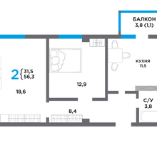 Продаю 2-к квартиру 56.3м² 5/9 этаж - Квартиры в Евпатории