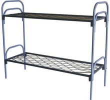 Трёхъярусные металлические кровати для общежитий, кровати металлические для санаториев - Мягкая мебель в Алуште