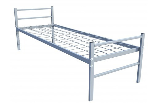 Металлические кровати с ДСП спинками для больниц, кровати для гостиниц, кровати для студентов. - Мягкая мебель в Евпатории