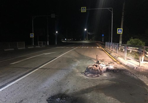 Мотоциклист, разбившийся ночью под Ялтой, выжил и сбежал с места ДТП