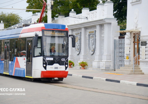 Время работы трамваев в Евпатории сократят 