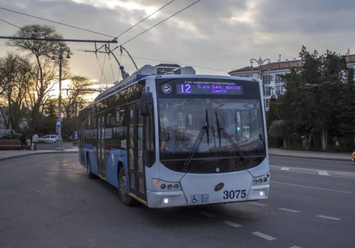 В Севастополе изменили время движения троллейбусов