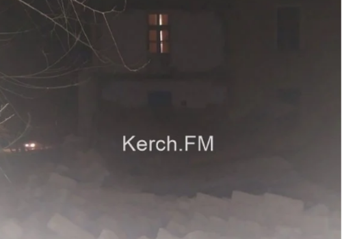 На Суворова в Керчи рухнула часть дома