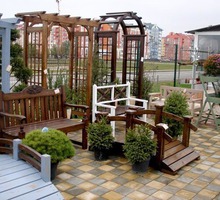 Садовая, уличная мебель из массива от Производителя. - Ландшафтный дизайн в Краснодарском Крае
