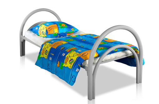 Одноярусные кровати металлические эконом класса в палаты больниц, клиник, госпиталей - Мягкая мебель в Анапе