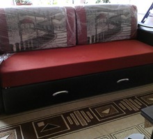 Диван прямой красный раскладной - Мягкая мебель в Краснодаре