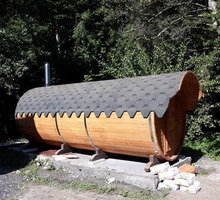 Баня-бочка 5 метров от производителя - Бани, бассейны и сауны в Краснодаре