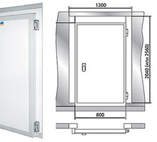 Дверь для холодильной камеры - Продажа в Краснодаре