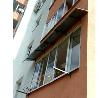 Козырьки на окна и балконы в Сочи - Металлические конструкции в Сочи