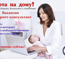 Организатор - администратор интернет-магазина - Работа на дому в Крымске