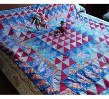 Одеяло ручной работы из лоскутов - Предметы интерьера в Краснодарском Крае
