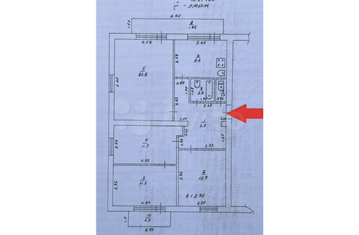 Продается 4-к квартира 84.5м² 3/3 этаж - Квартиры в Горячем Ключе