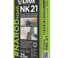 Плиточный клей Литокс NK 21, 25кг - Отделочные материалы в Краснодарском Крае