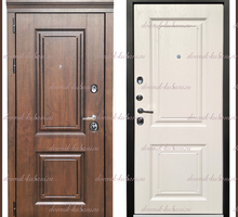 Входная дверь Виктория VINORIT NUSSBAUM Патина чёрная / Альберо браш (белый)  112 мм Россия - Двери входные в Краснодаре