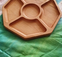 Менажница деревянная (бук) - Посуда в Краснодарском Крае