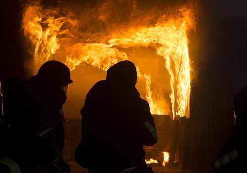 Частный дом сгорел в Абинске