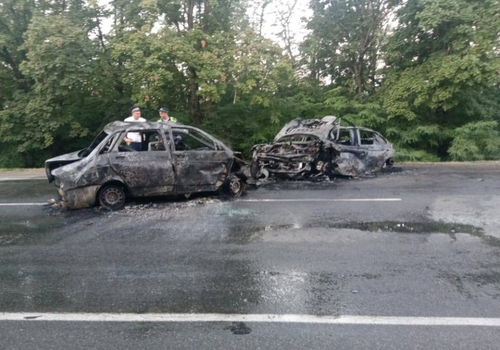 В Краснодарском крае три человека заживо сгорели в ДТП